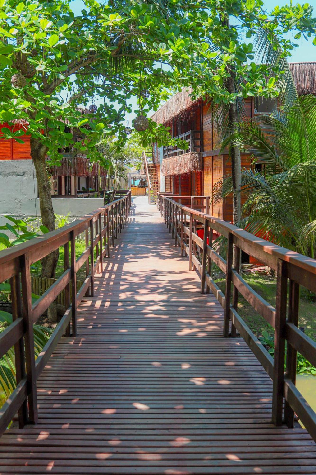 Parador 7 Bangalo, Praia Do Parracho, 1,0 Km Da Rua Mucuge Porto Seguro Exterior photo