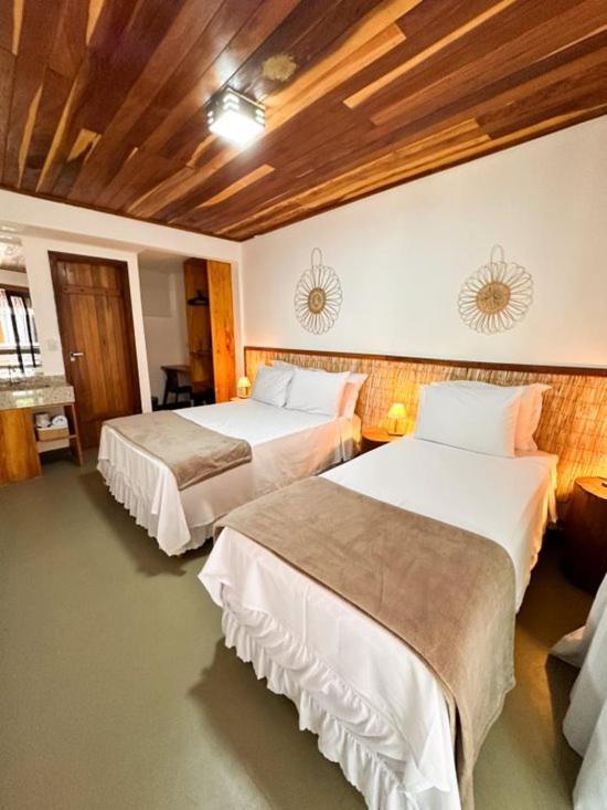 Parador 7 Bangalo, Praia Do Parracho, 1,0 Km Da Rua Mucuge Porto Seguro Exterior photo